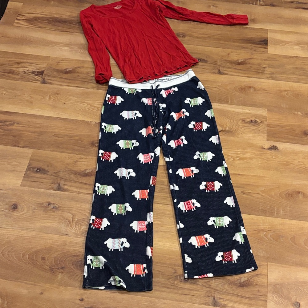 P.J. Salvage Pajama Pants with Red Top